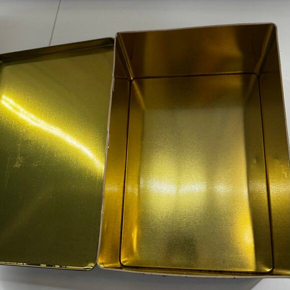 Crabtree & Evelyn Tea Box London Collectible Hinged Floral Tin Vintage 1985 - Picture 5 of 7